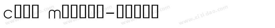 Cory Medium字体转换